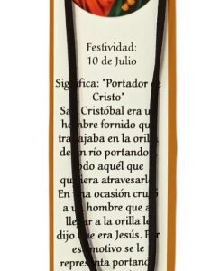 B2-Collar San Cristóbal Amuleto de la suerte