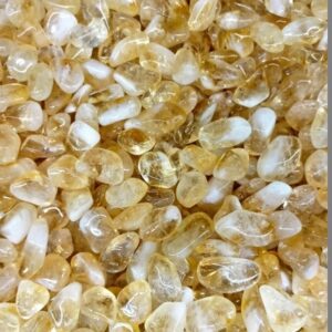 **B6-Citrino pulido piedra mineral (paquete 250 gramos)
