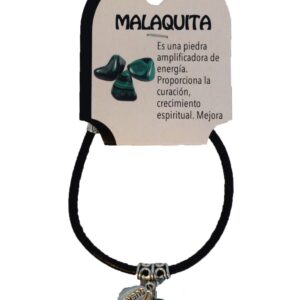 B2-Pulsera Malaquita sintetico
