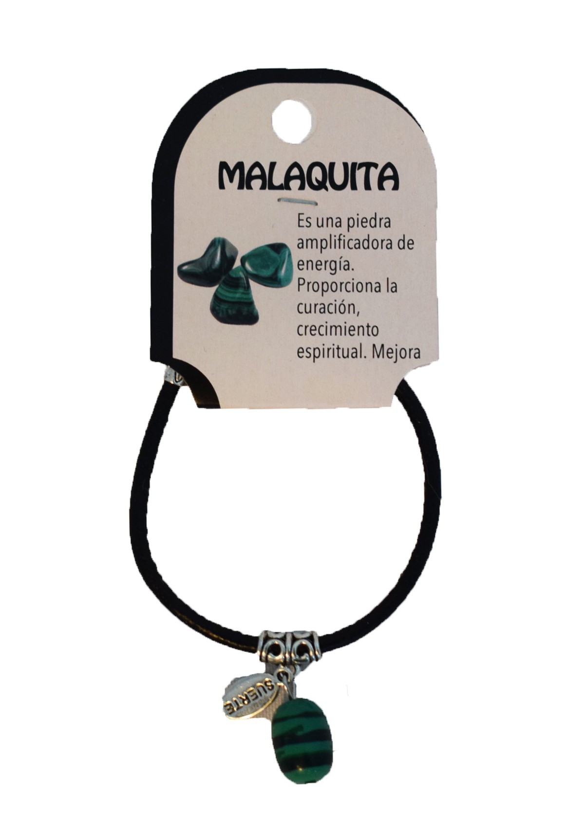 B2-Pulsera Malaquita sintetico