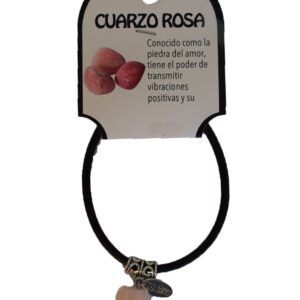 B2-Pulsera Cuarzo Rosa mineral