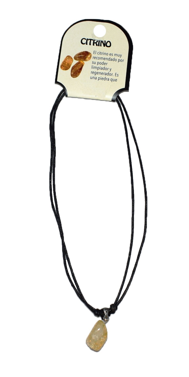 **B2-Collar citrino mineral