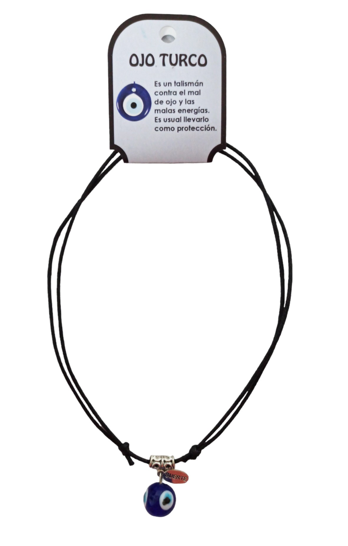 **B3-Collar esotérico ojo turco azul