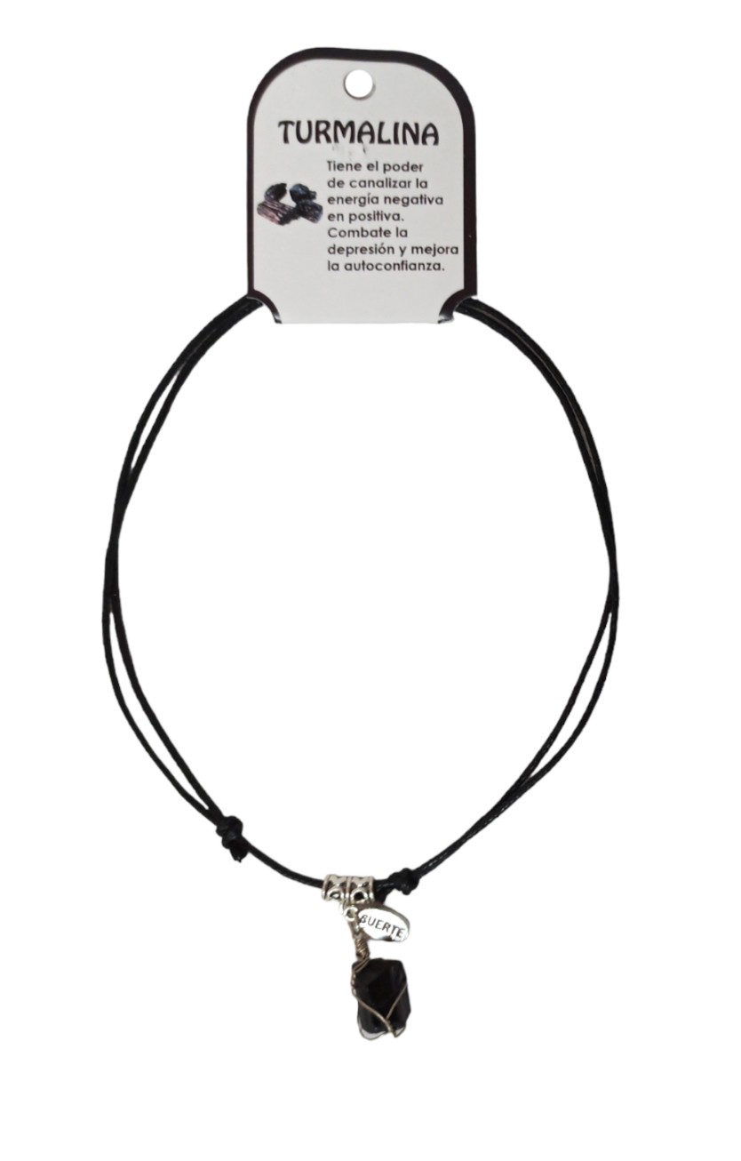 **B3-Collar esotérico turmalina encanastada