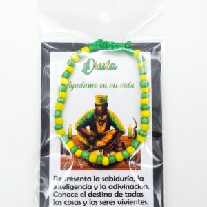 Pulsera cuentas Orula "Ayúdame en mi Vida"