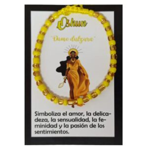 Pulsera cuentas Oshun "Dame Dulzura"