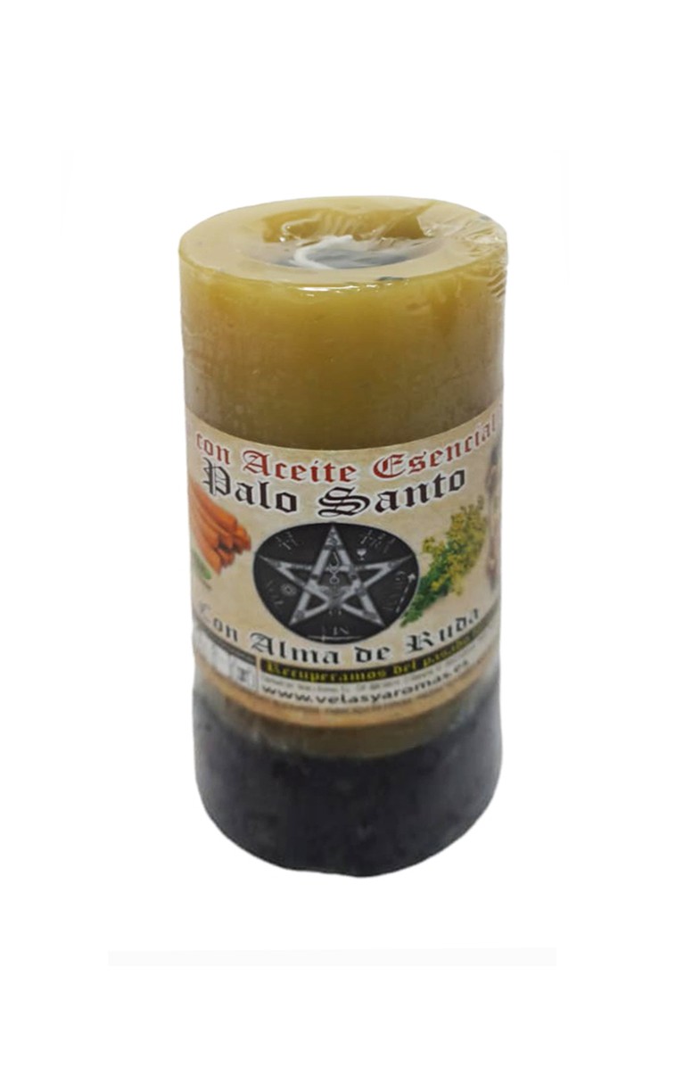 R/G-Vela Palo Santo con Alma de Ruda Ø6x14cm