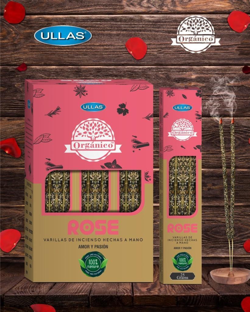 **A3-Caja varas Rosa orgánico 100% natural ULLAS 300gr