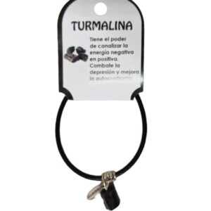 **B2-Pulsera Turmalina en bruto esotérica