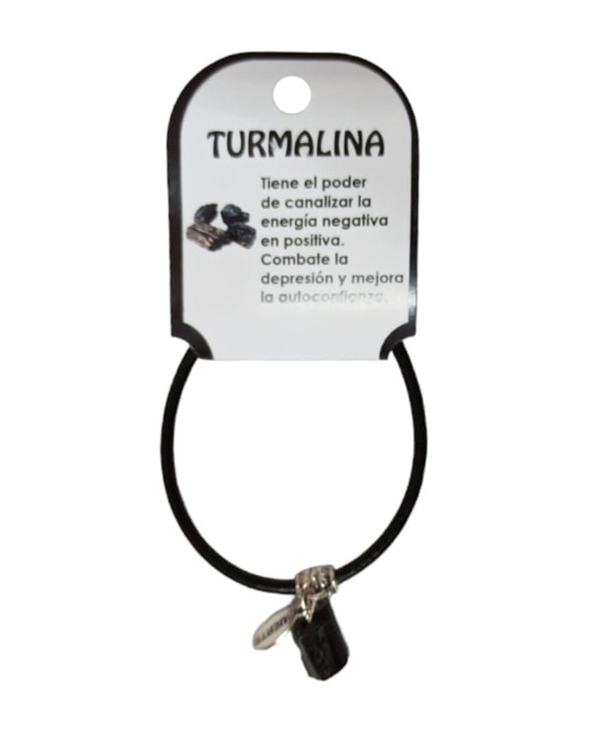 **B2-Pulsera Turmalina en bruto esotérica