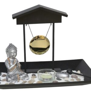 /G-Jardín Zen Gong con buda portavela Pray
