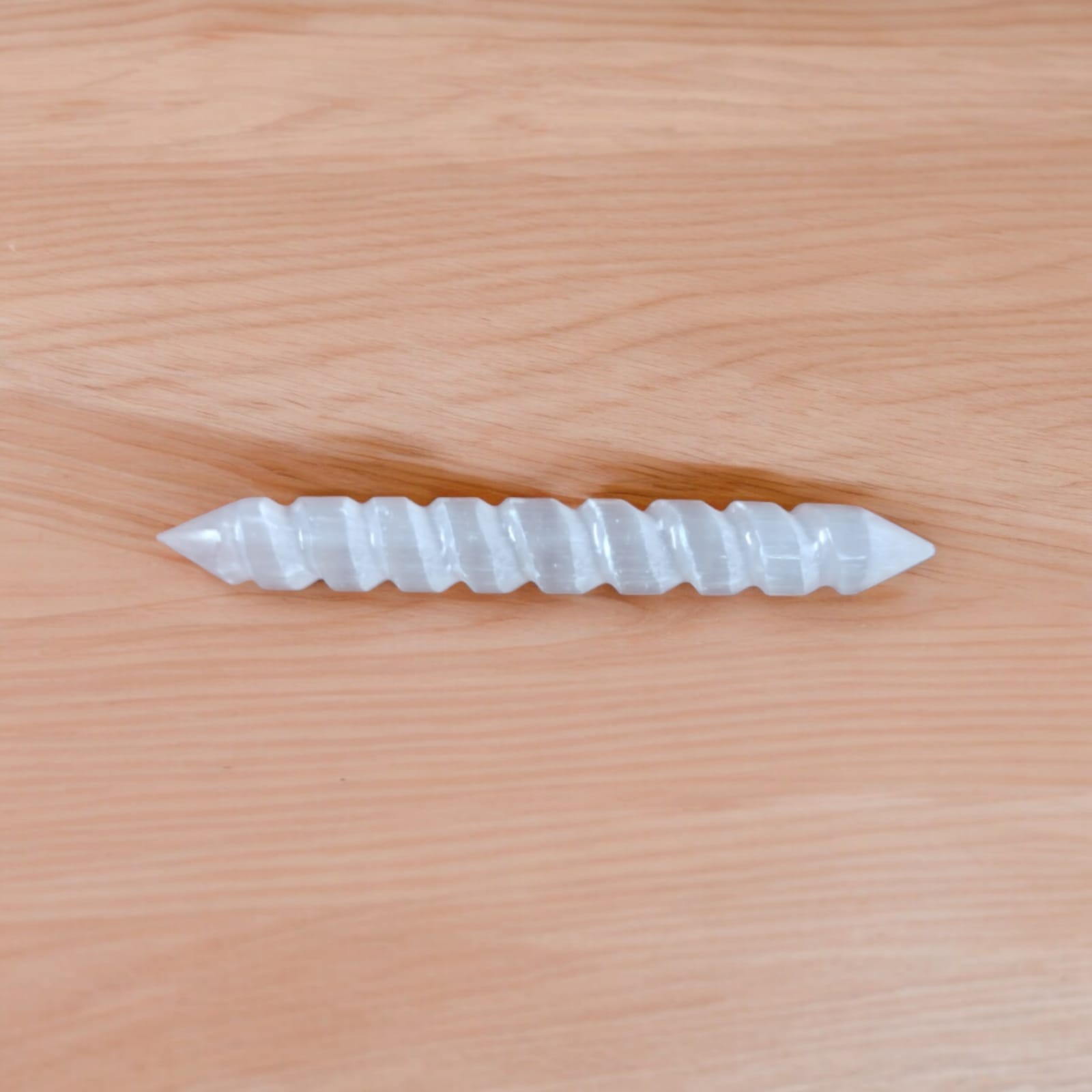 Masajeador Espiral Selenita 12cm