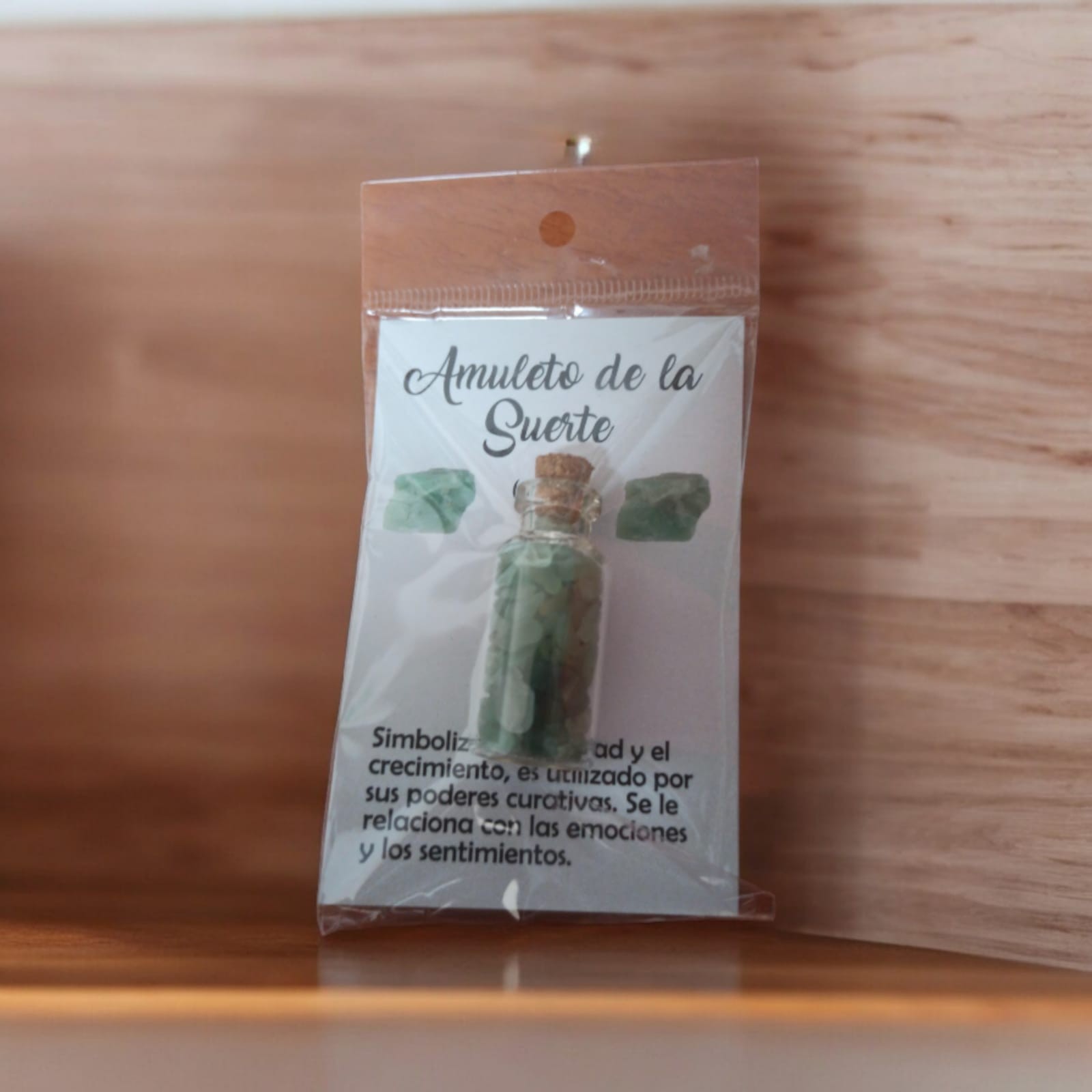 **B2/Frasco de Jade grande 15 gramos Amuleto de la Suerte