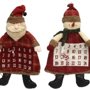 G-PROMOCION Muñeco Calendario adviento 64x40cm (Precio por unidad)