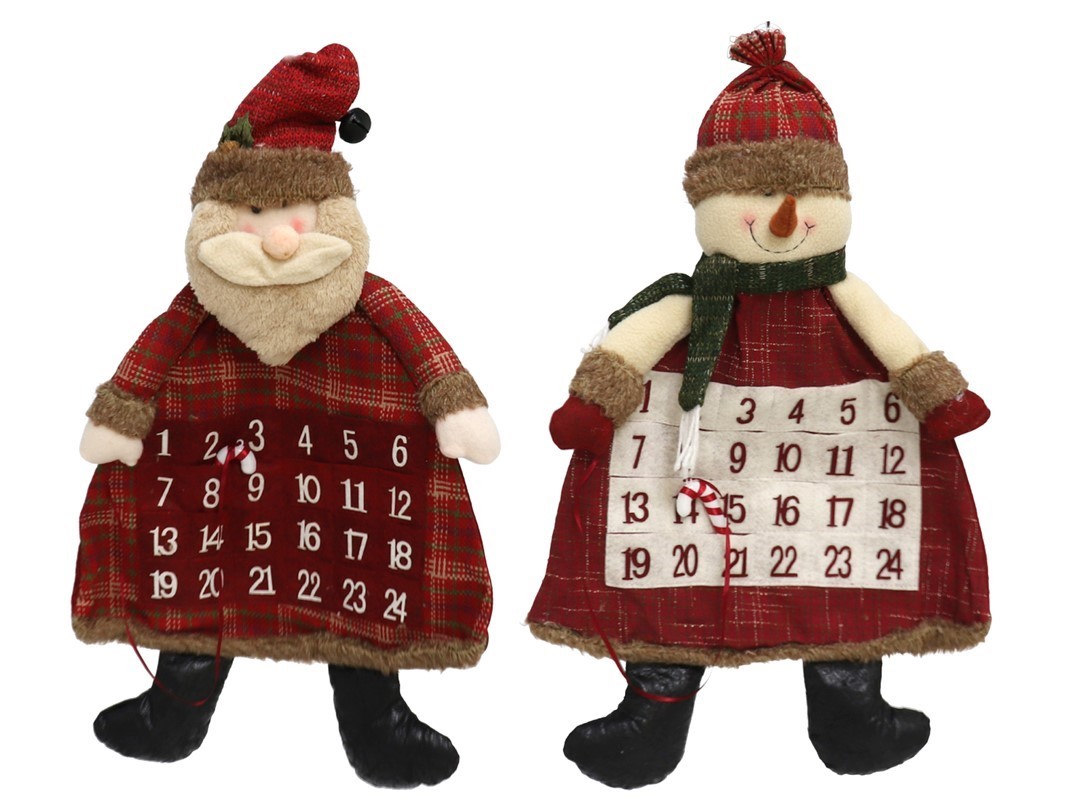 G-PROMOCION Muñeco Calendario adviento 64x40cm (Precio por unidad)