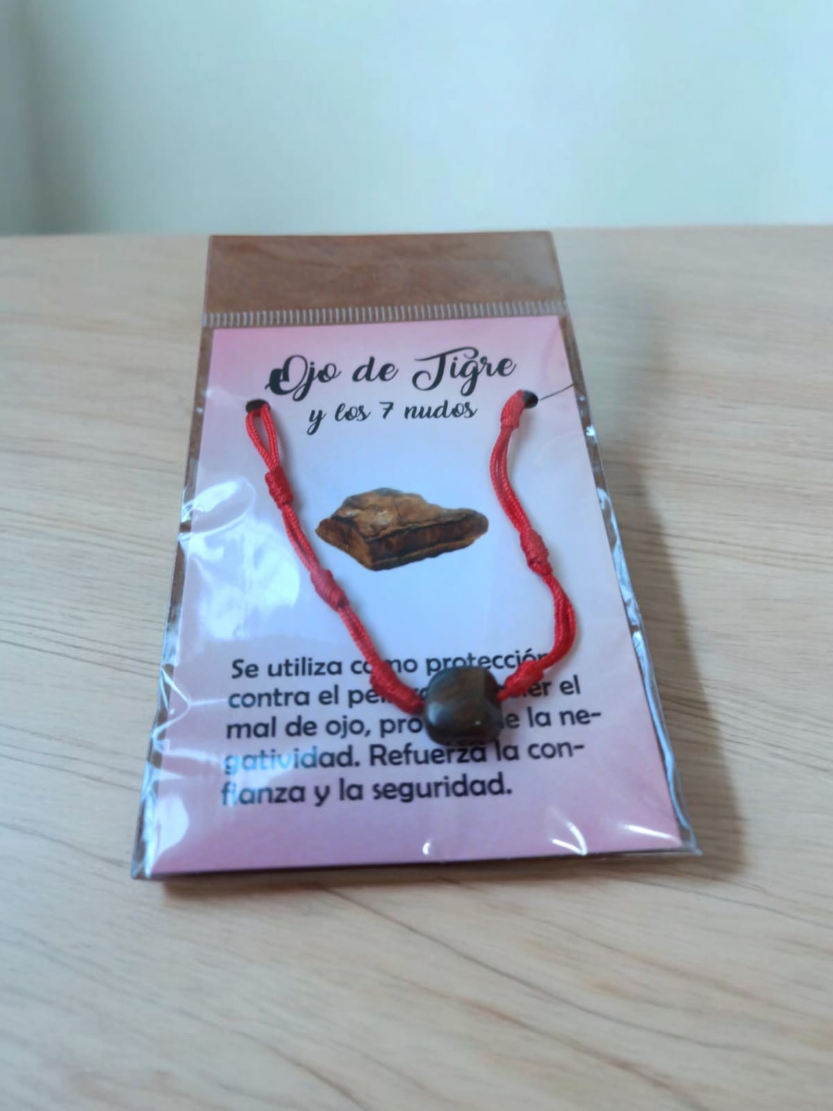 **Pulsera 7 nudos Ojo de Tigre