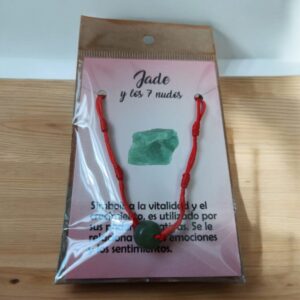**Pulsera 7 Nudos con Jade