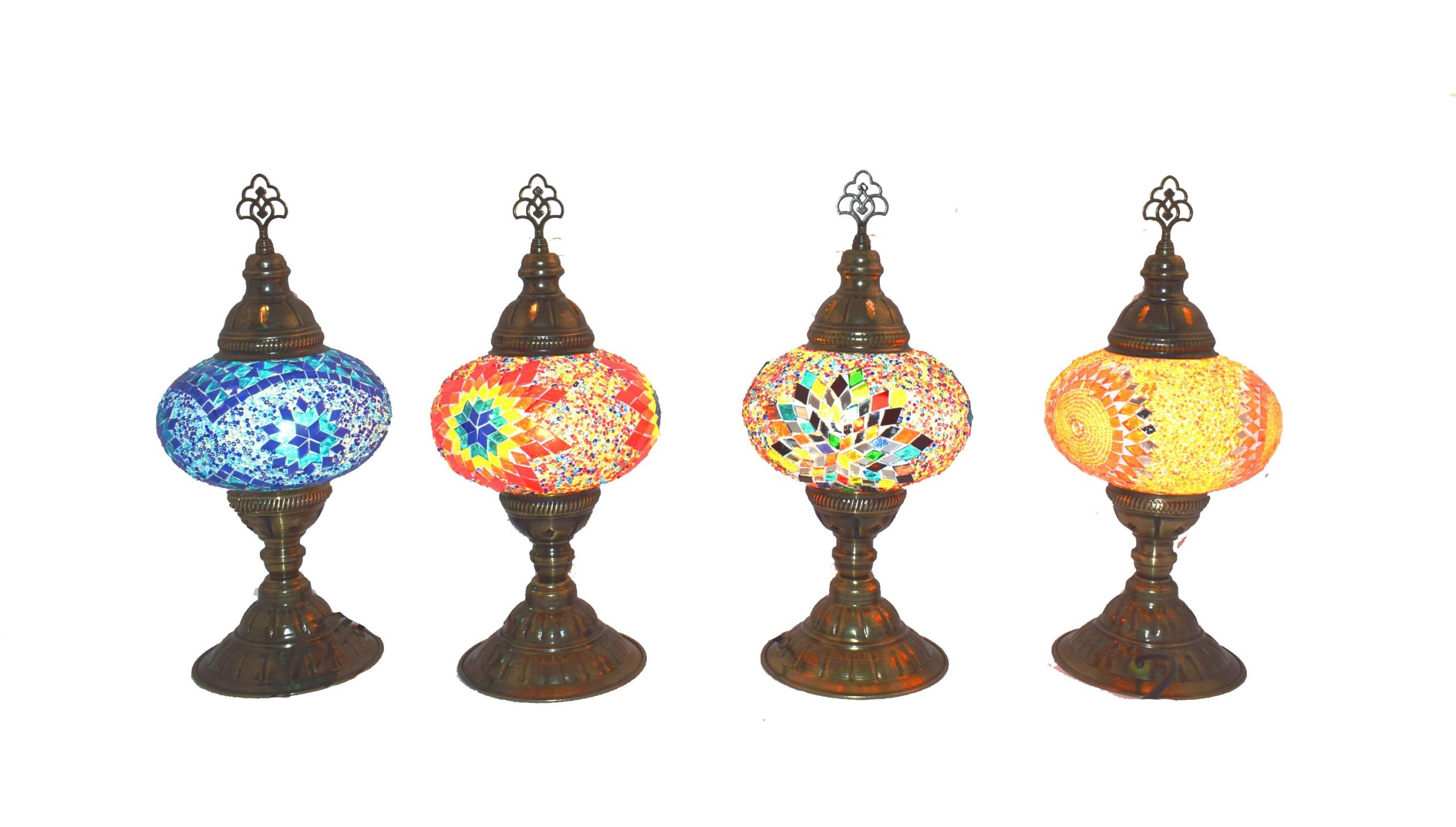 A4-Lámpara Turca pie nº3 varios colores (precio por unidad)