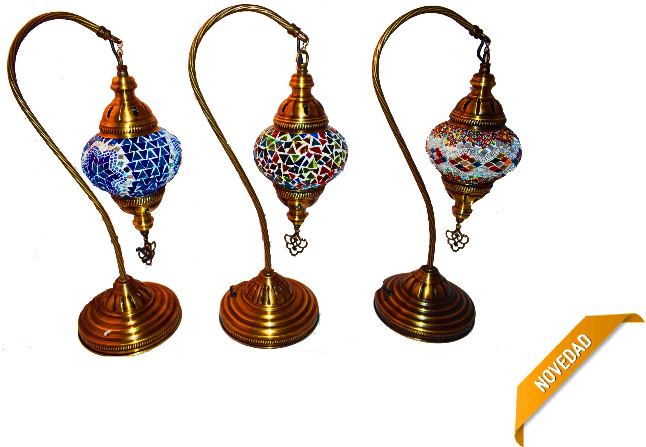 A4- Lámpara Turca brazo Nº2 46cm (Unidad)(Colores Variados)