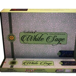 A3-Caja Varas White Sage Goloka 180gr (Salvia Blanca)