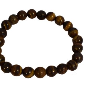 B2-Pulsera Mineral Ojo de Tigre 8mm