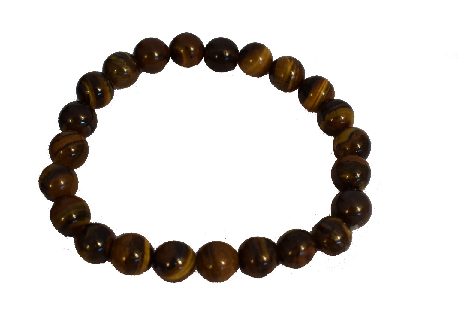 B2-Pulsera Mineral Ojo de Tigre 8mm