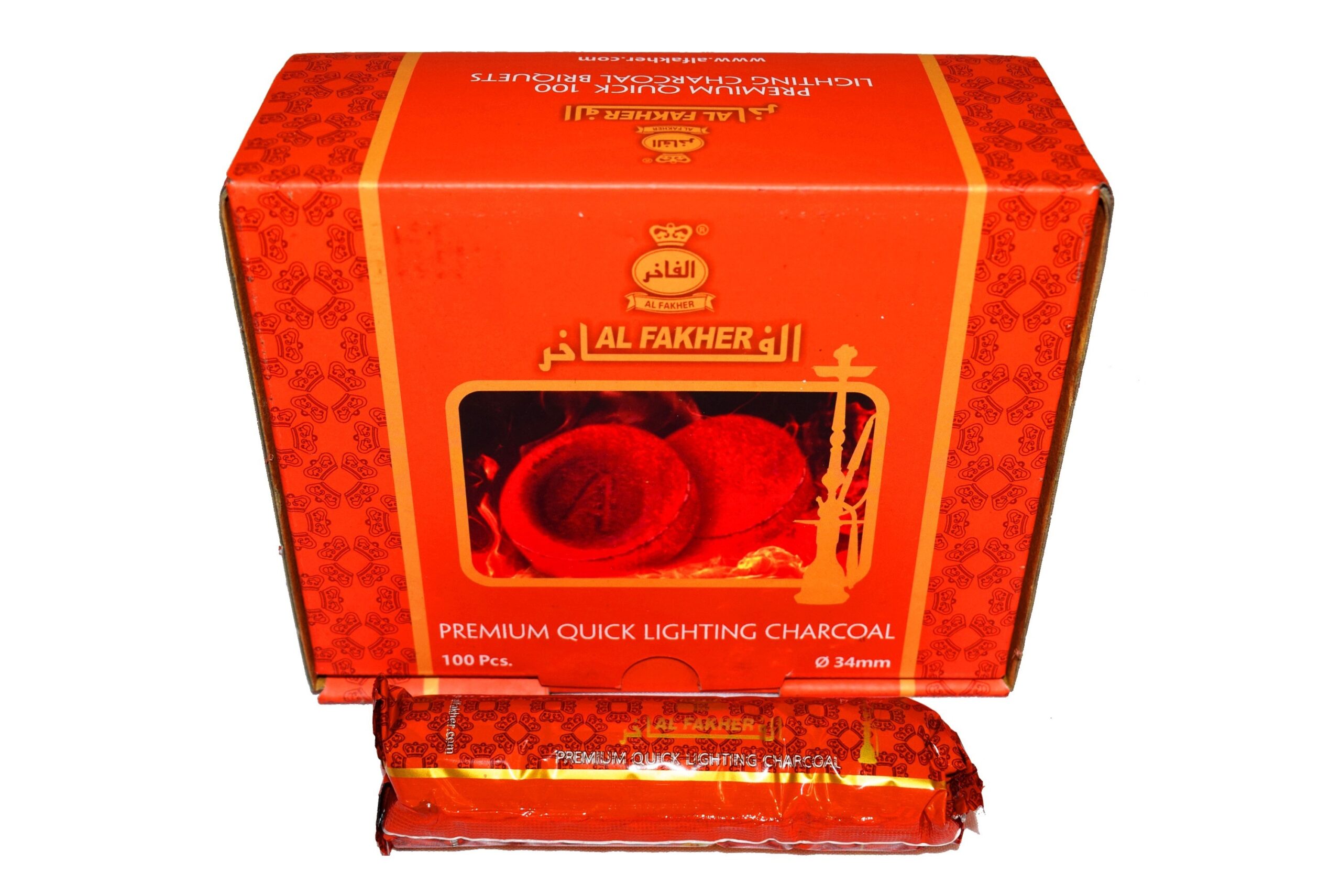 B4-Caja Carbón en Pastillas Al Fakher 33mm