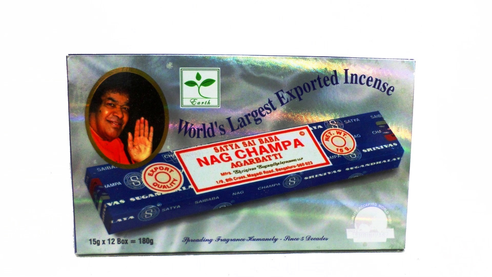**A2-Caja Varas Satya Nag Champa Bangalore 180gr