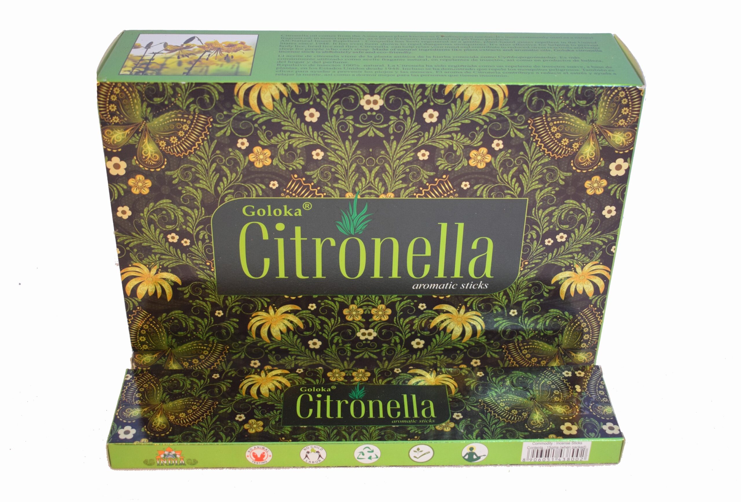 A2-Caja varas Citronella Goloka 180gr