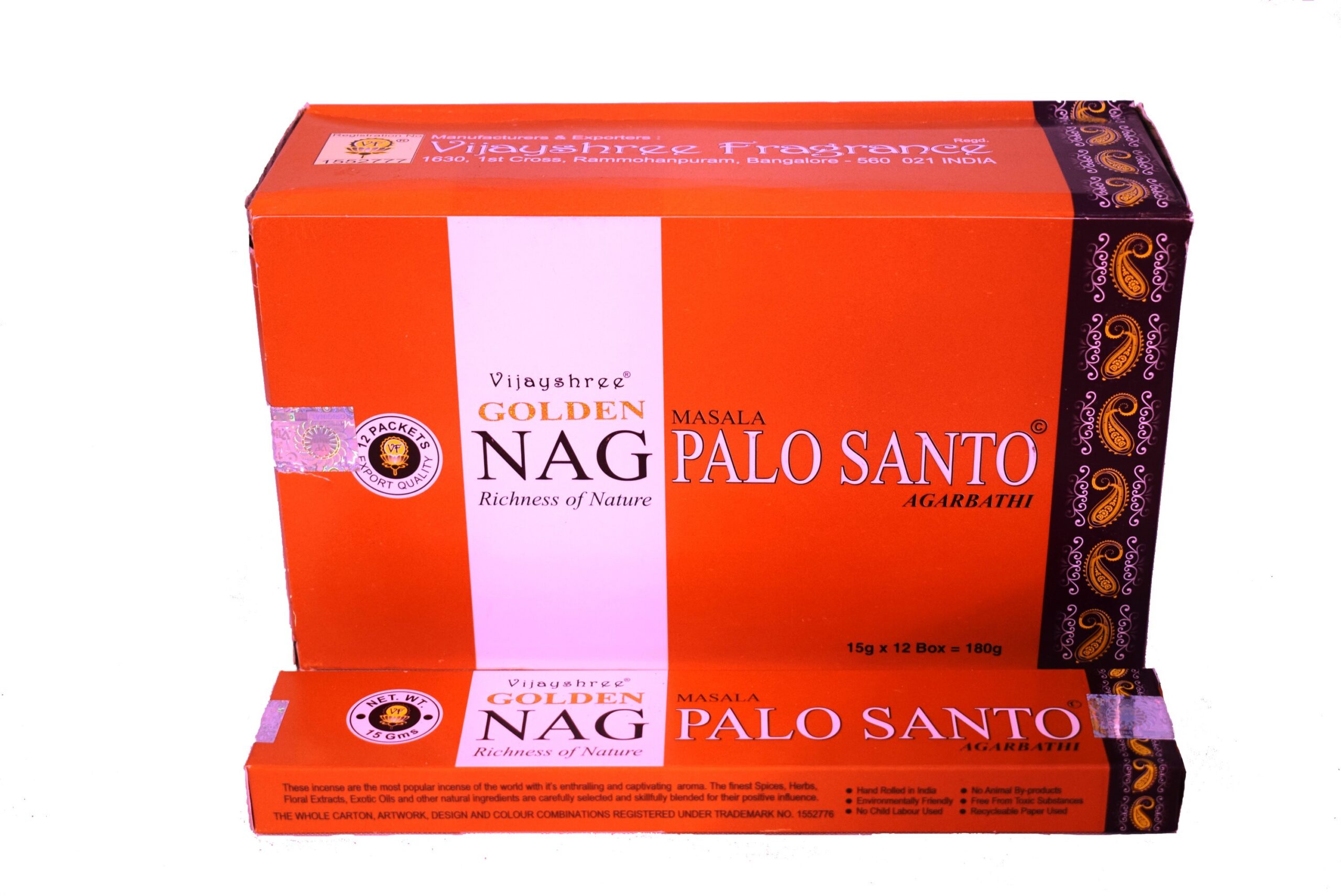 A3-Caja Varas golden nag Palo Santo vijayshree 180gr