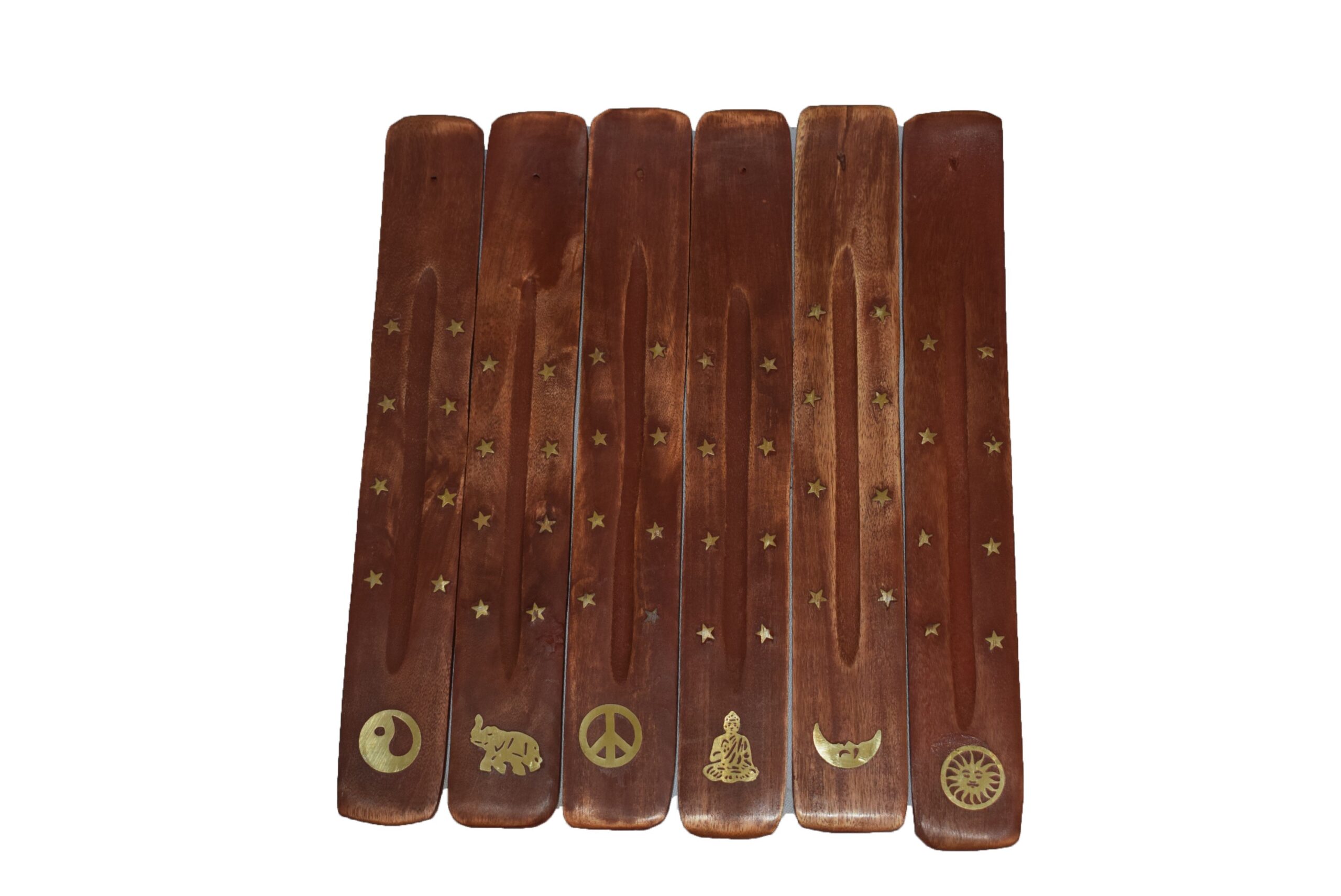 **A2-Incensario tabla Madera (unidad) Varios Diseños