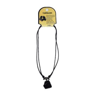 B2-Collar esotérico turmalina L en bruto (grande)